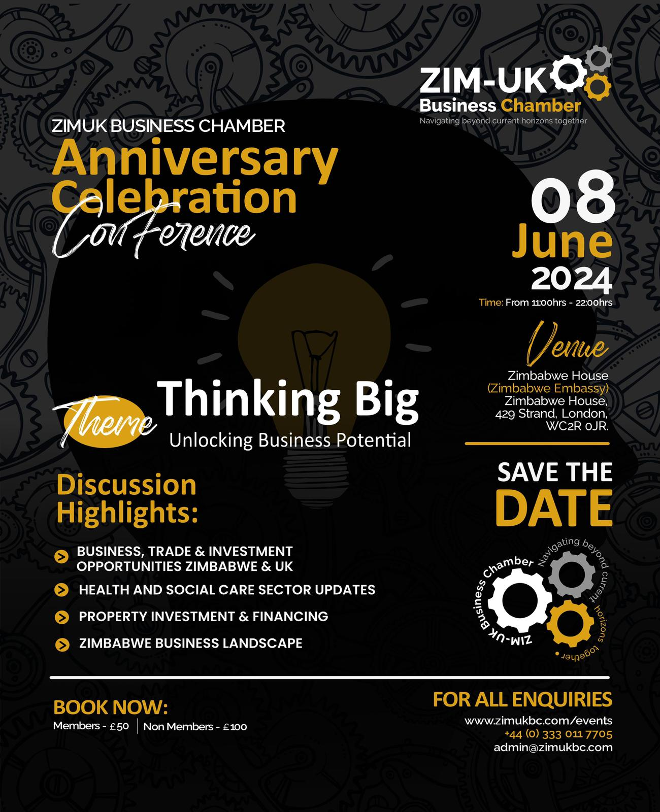 Read more about the article Zim-UK Business Chamber Anniversary Celebration Conference 2024